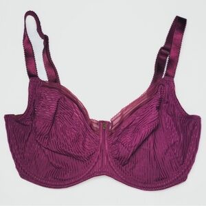 32i Fantasie Fusion Underwire Full Cup Side Support Bra Black Cherry Maroon